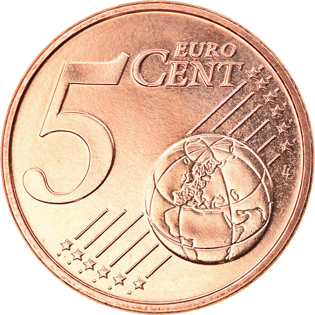 Niederlande, 5 Euro Cent, 2018, UNZ, Copper Plated Steel, KM:New