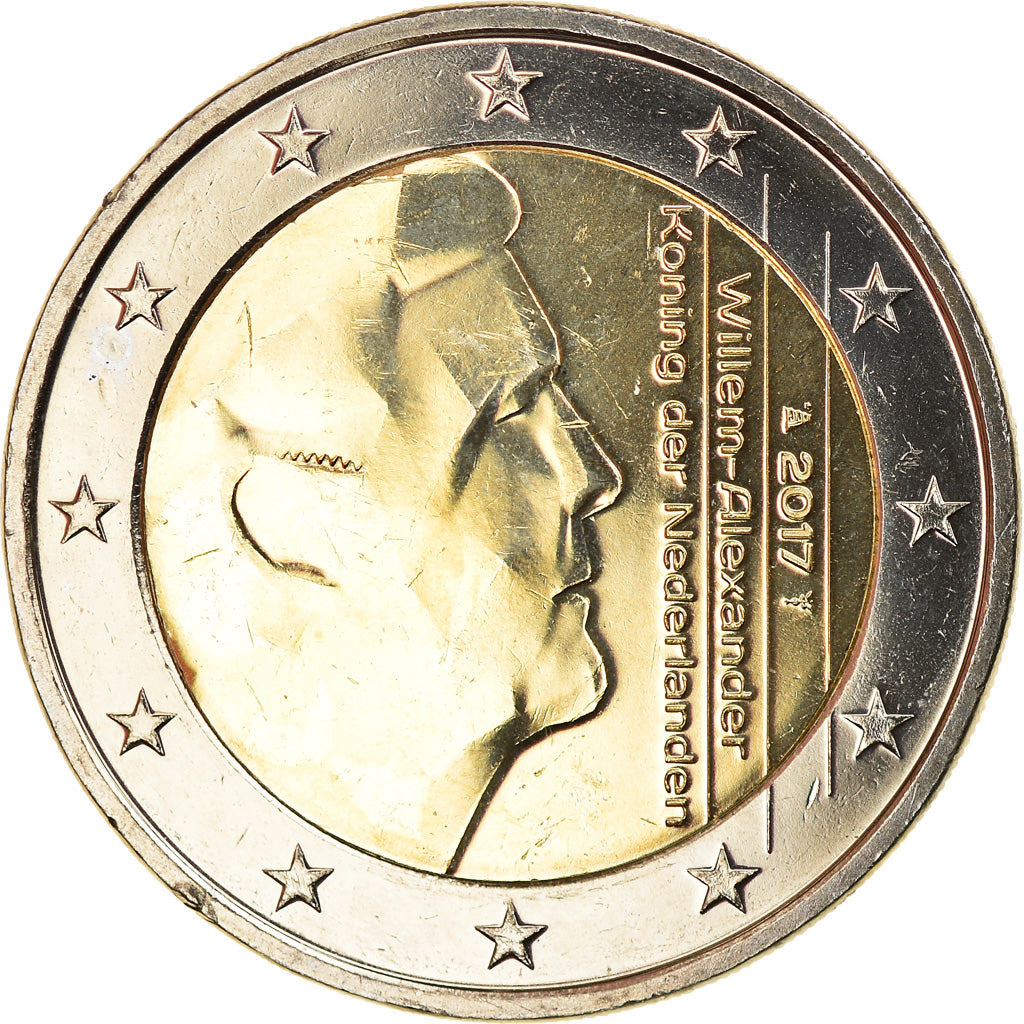 Países Bajos, 2 Euro, 2017, SC, Bimetálico, KM:New