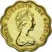 Coin, Hong Kong, Elizabeth II, 20 Cents, 1977, EF(40-45), Nickel-brass, KM:36