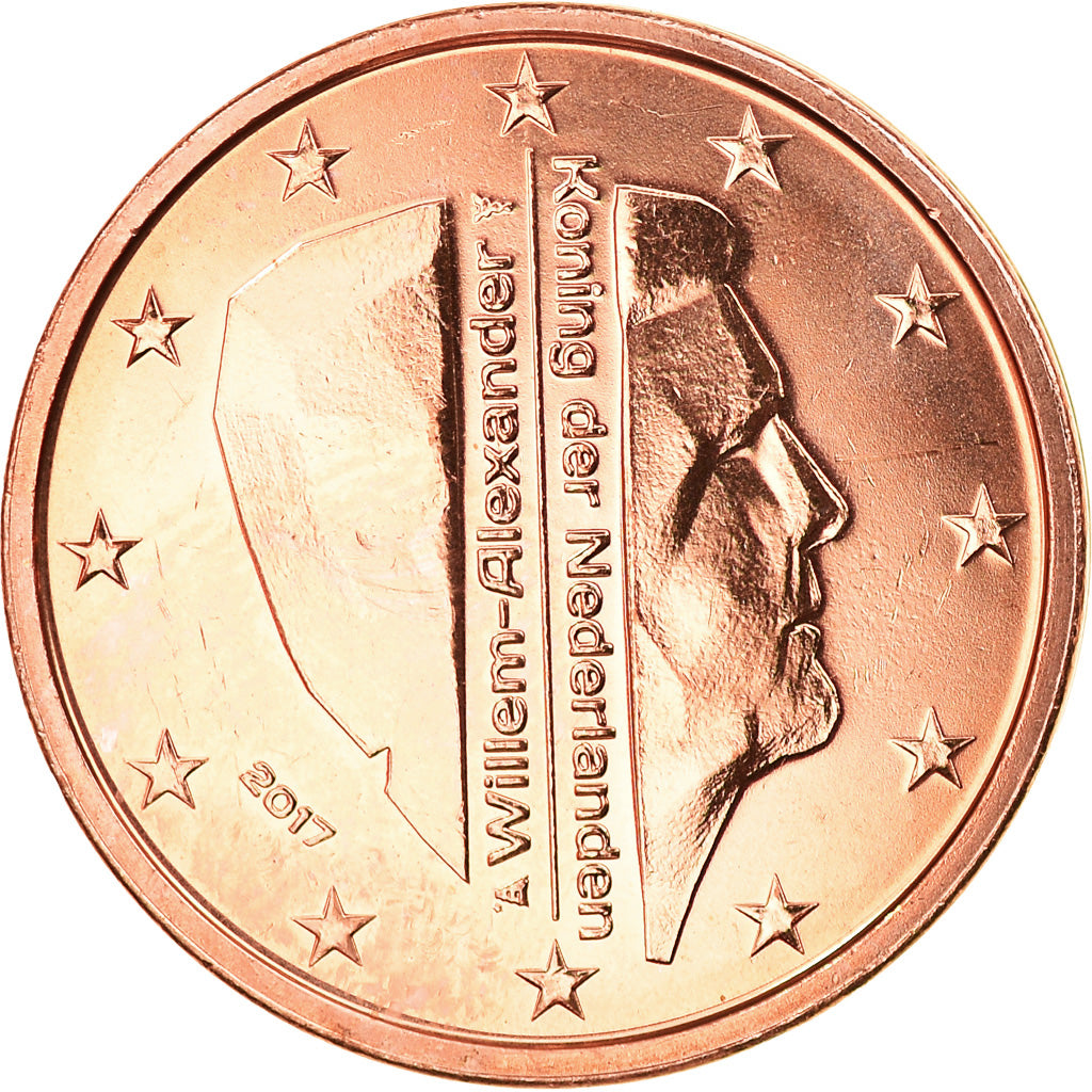 Nederland, 2 Euro Cent, 2017, UNC-, Copper Plated Steel, KM:New