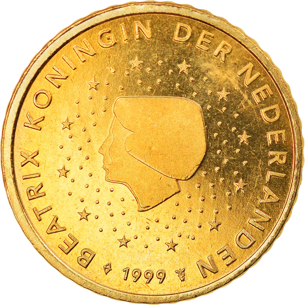 Nederland, 50 Euro Cent, 1999, BE, UNC-, Bi-Metallic, KM:New