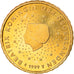Países Baixos, 10 Euro Cent, 1999, BE, MS(63), Latão, KM:New