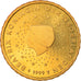 Países Bajos, 10 Euro Cent, 1999, BE, SC, Latón, KM:New