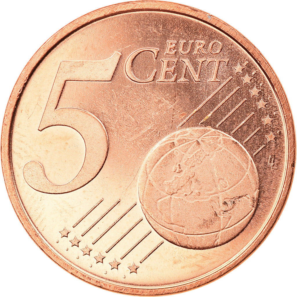 Niederlande, 5 Euro Cent, 1999, BE, UNZ, Copper Plated Steel, KM:New