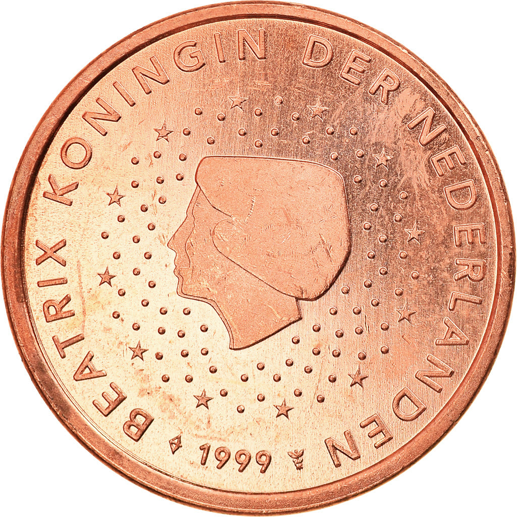 Netherlands, 5 Euro Cent, 1999, BE, MS(63), Copper Plated Steel, KM:New