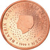 Netherlands, 5 Euro Cent, 1999, BE, MS(63), Copper Plated Steel, KM:New