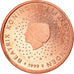 Países Bajos, 5 Euro Cent, 1999, BE, SC, Cobre chapado en acero, KM:New