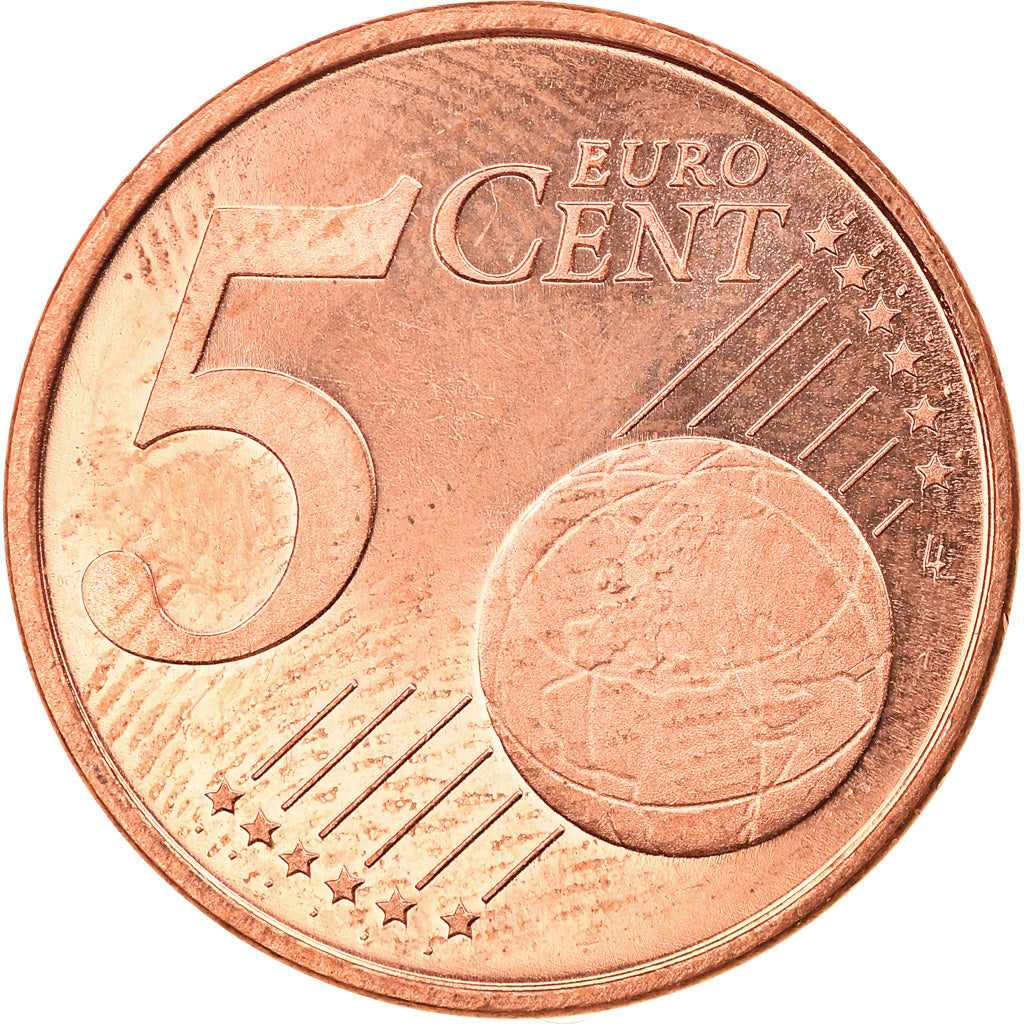 Netherlands, 5 Euro Cent, 1999, BE, MS(63), Copper Plated Steel, KM:New