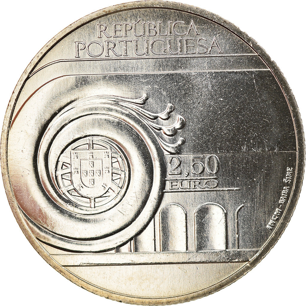 Portugal, 2-1/2 Euro, Joao Villaret, 2013, SC, Cobre - níquel, KM:New