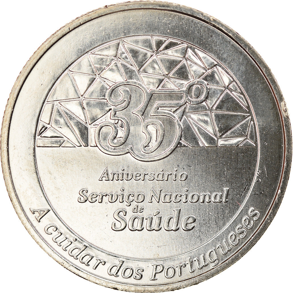 Portugal, 2-1/2 Euro, 35 Jahre Gesundheitsservice, 2014, UNC-, Copper-nickel