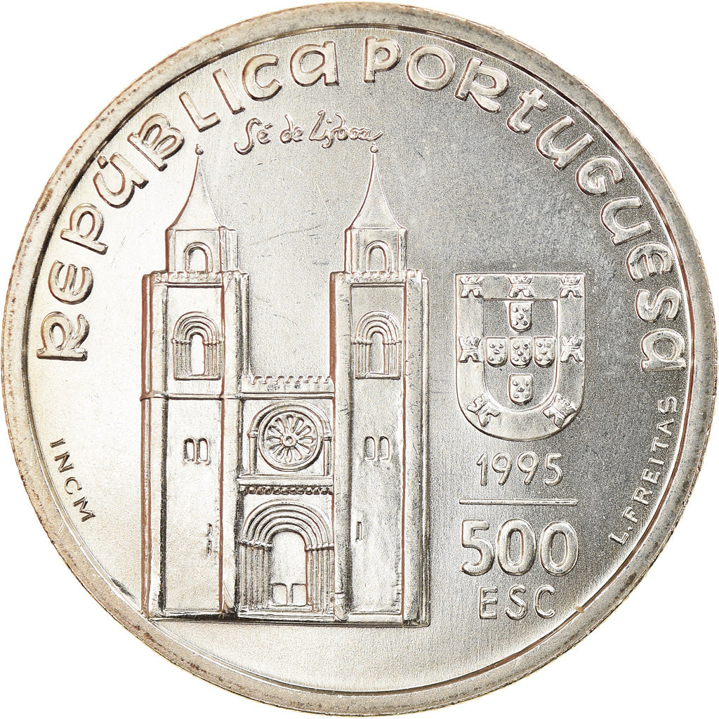 Moneta, Portogallo, Santo Antonio, 500 Escudos, 1995, SPL, Argento, KM:686