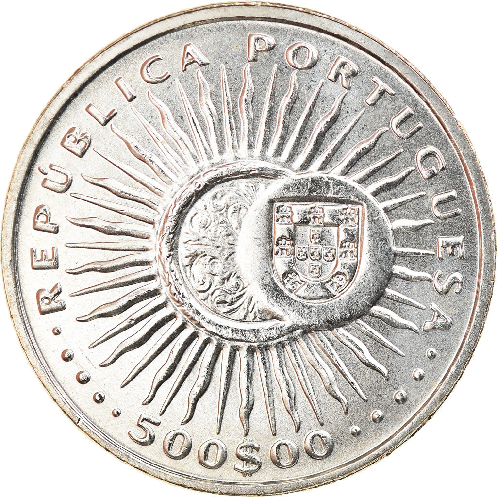 Coin, Portugal, Antonio Vieira, 500 Escudos, 1997, MS(63), Silver, KM:701