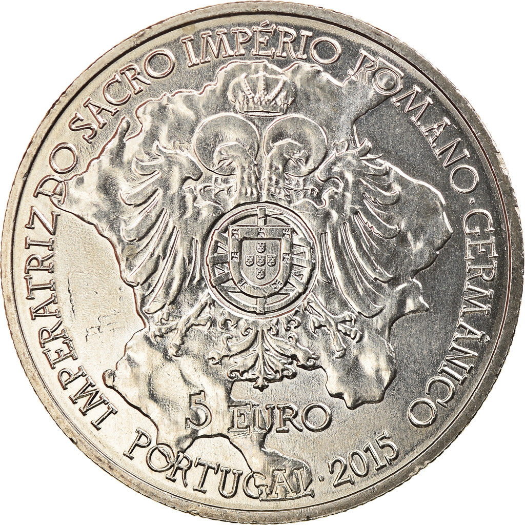 Portogallo, 5 Euro, ISABEL DE PORTUGAL, 2015, SPL, Rame-nichel, KM:New