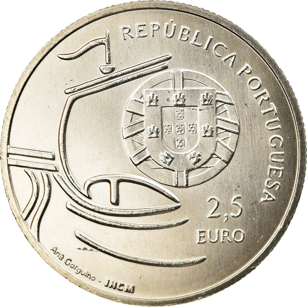 Portugal, 2-1/2 Euro, 2011, SC, Cobre - níquel, KM:New