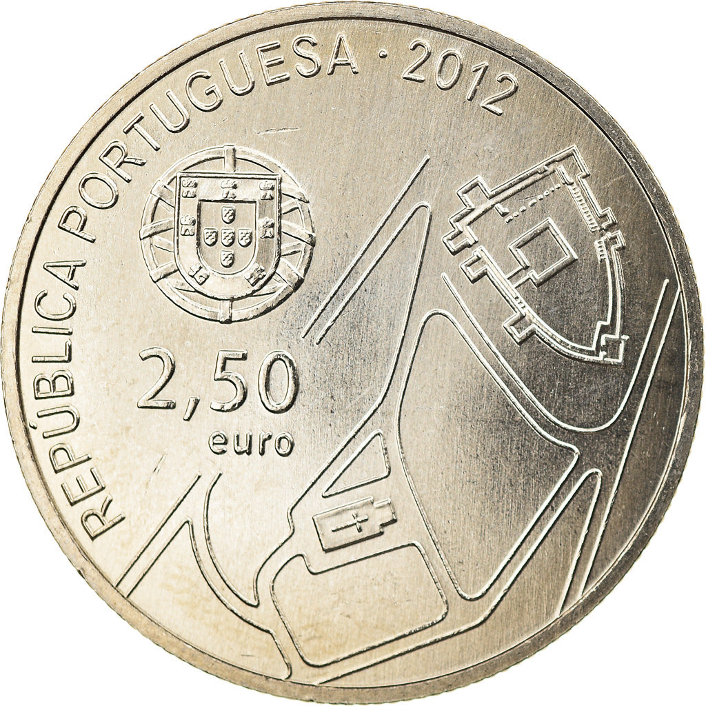 Portugal, 2-1/2 Euro, 2012, SPL, Copper-nickel, KM:819