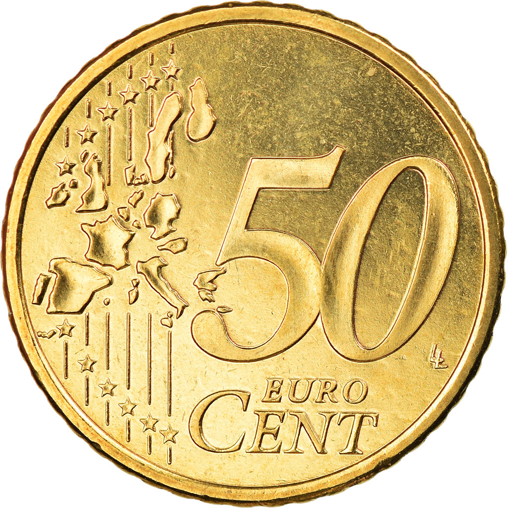 Finland, 50 Euro Cent, 1999, Vantaa, MS(63), Brass, KM:103