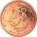 Finland, 2 Euro Cent, 1999, Vantaa, MS(63), Copper Plated Steel, KM:99