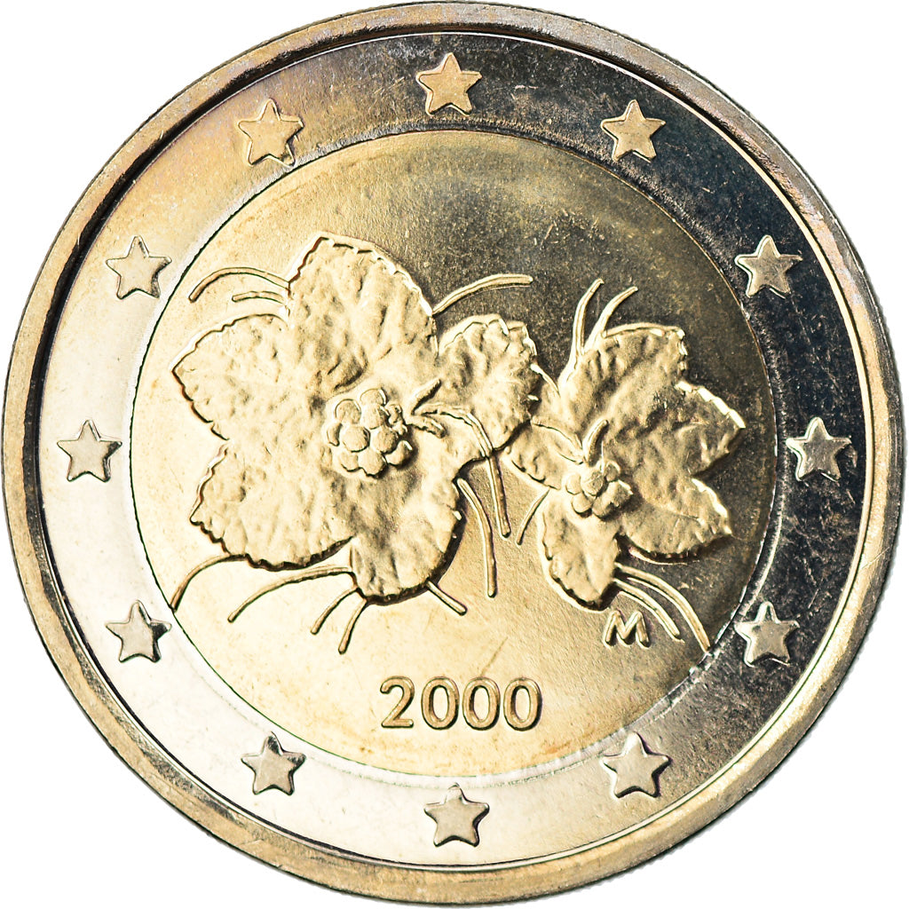Finland, 2 Euro, 2000, Vantaa, UNC-, Bi-Metallic, KM:105