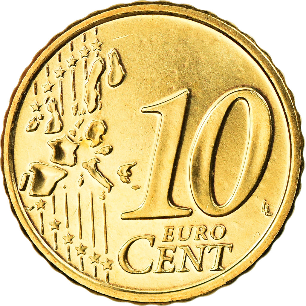 Finlandia, 10 Euro Cent, 2000, Vantaa, SPL, Ottone, KM:101