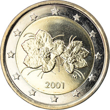 Finland, 2 Euro, 2001, Vantaa, MS(63), Bi-Metallic, KM:105