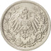 GERMANY - EMPIRE, 1/2 Mark, 1917, Berlin, SS+, Silber, KM:17