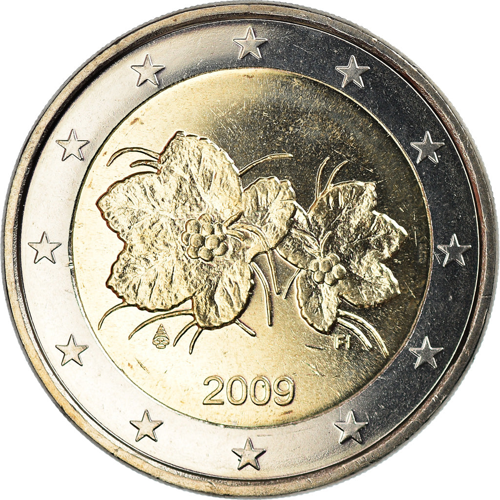Finland, 2 Euro, 2009, Vantaa, MS(63), Bi-Metallic, KM:130