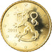 Finland, 50 Euro Cent, 2011, Vantaa, MS(63), Brass, KM:128