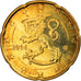 Finland, 20 Euro Cent, 2014, MS(63), Brass, KM:New