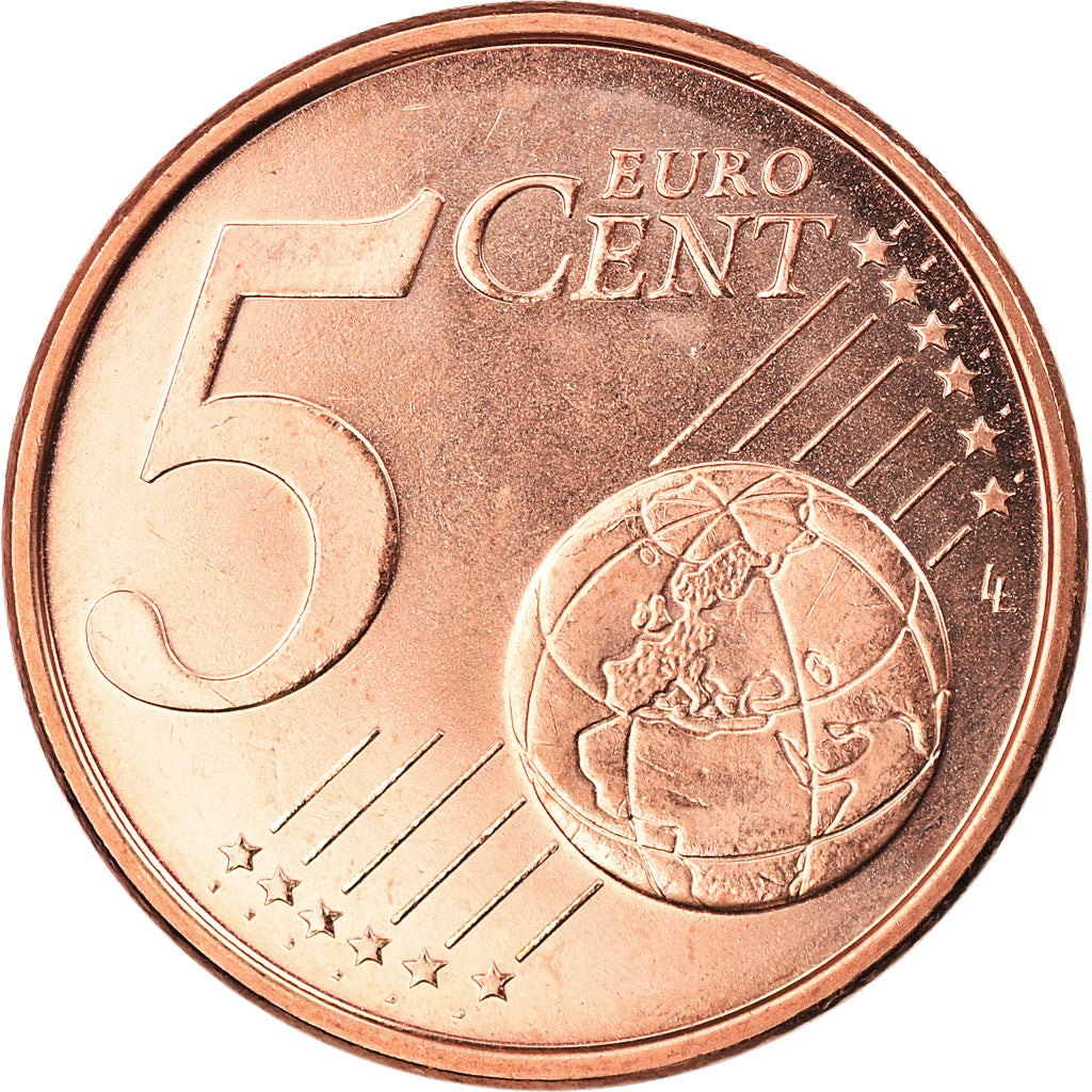 Finlandia, 5 Euro Cent, 2014, SPL, Acciaio placcato rame, KM:New