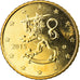 Finlandia, 50 Euro Cent, 2015, MS(63), Mosiądz, KM:New