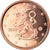 Finlandia, Euro Cent, 2015, SC, Cobre chapado en acero, KM:New