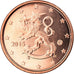 Finland, Euro Cent, 2015, MS(63), Copper Plated Steel, KM:New