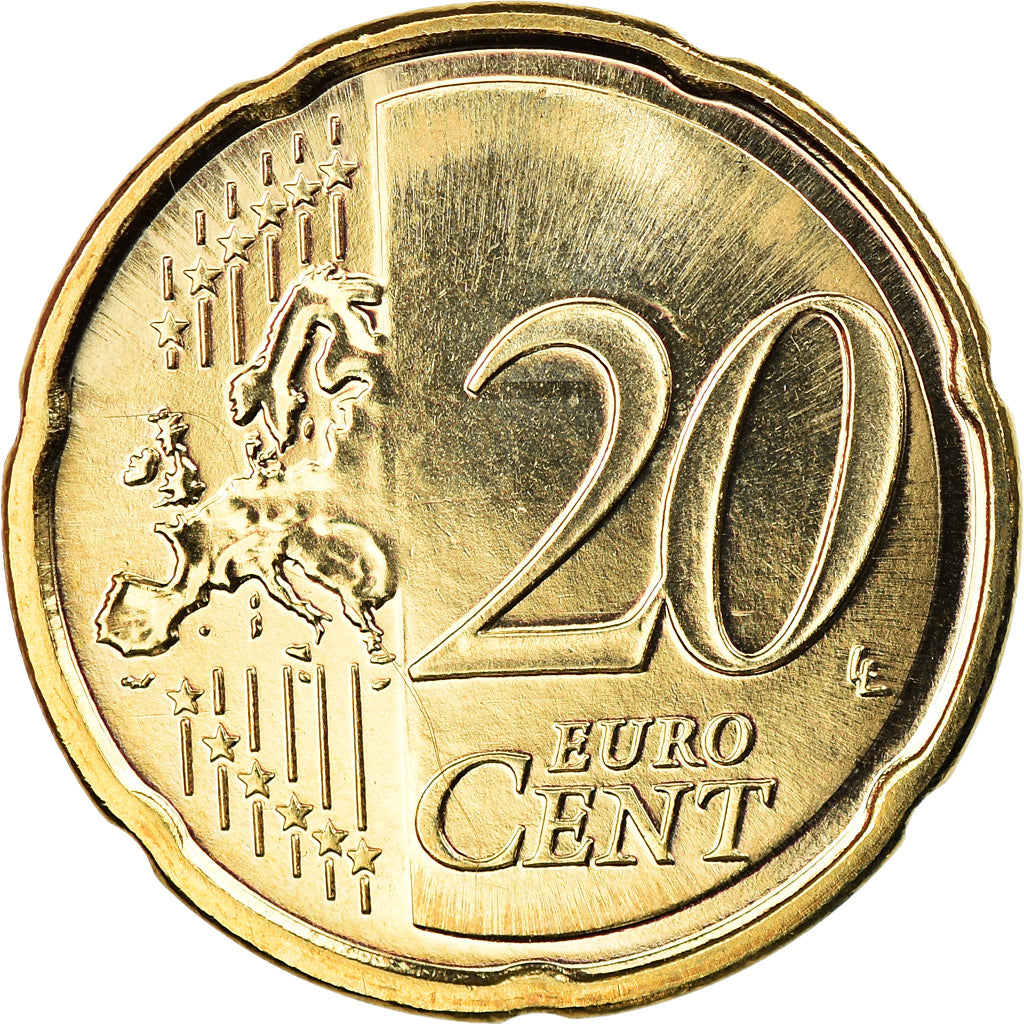 Finlandia, 20 Euro Cent, 2016, SPL, Ottone, KM:New