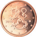 Finlandia, 5 Euro Cent, 2016, MS(63), Miedź platerowana stalą, KM:New