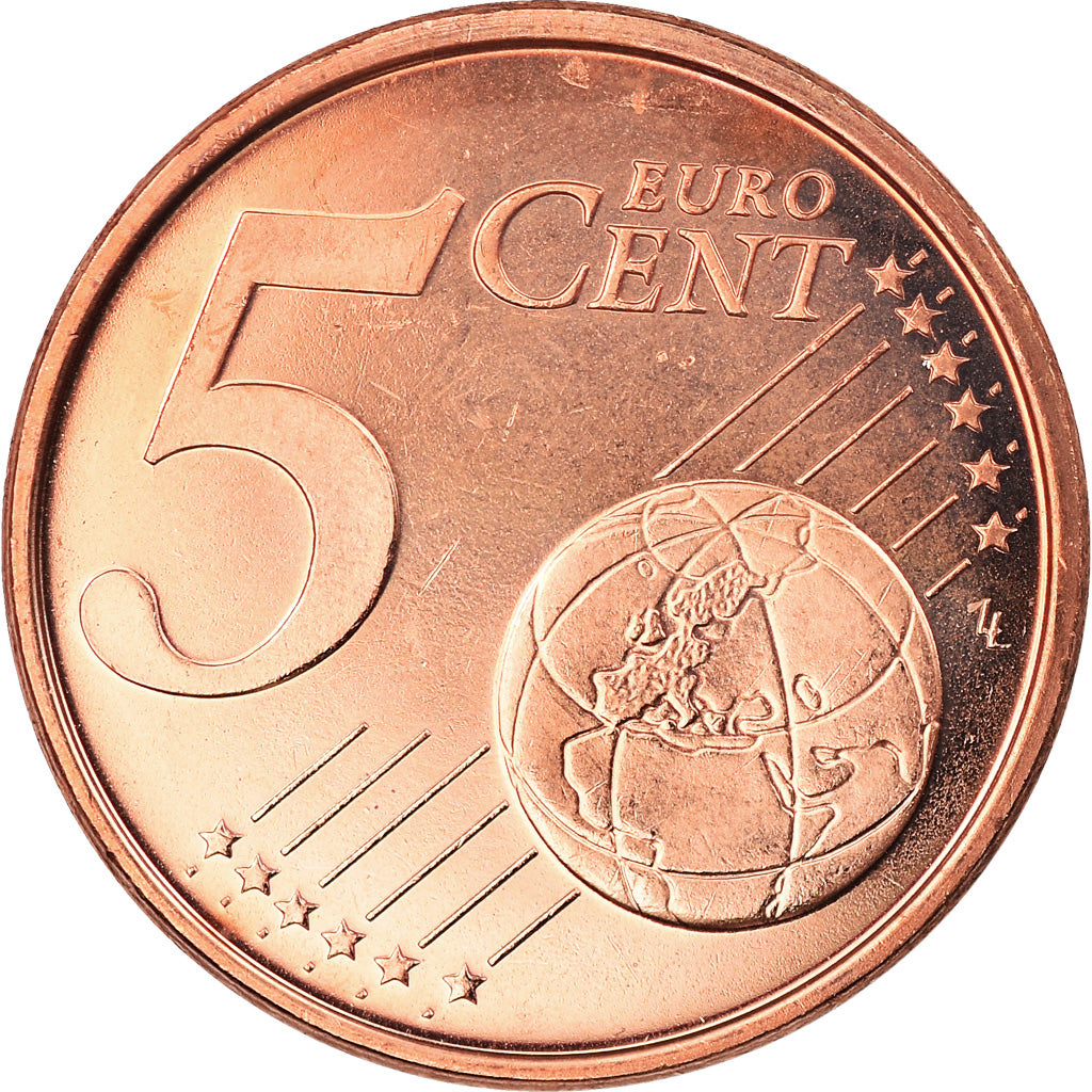 Finlandia, 5 Euro Cent, 2016, MS(63), Miedź platerowana stalą, KM:New