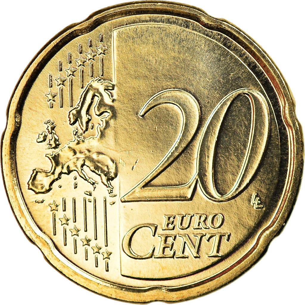 Finlandia, 20 Euro Cent, 2017, SC, Latón, KM:New
