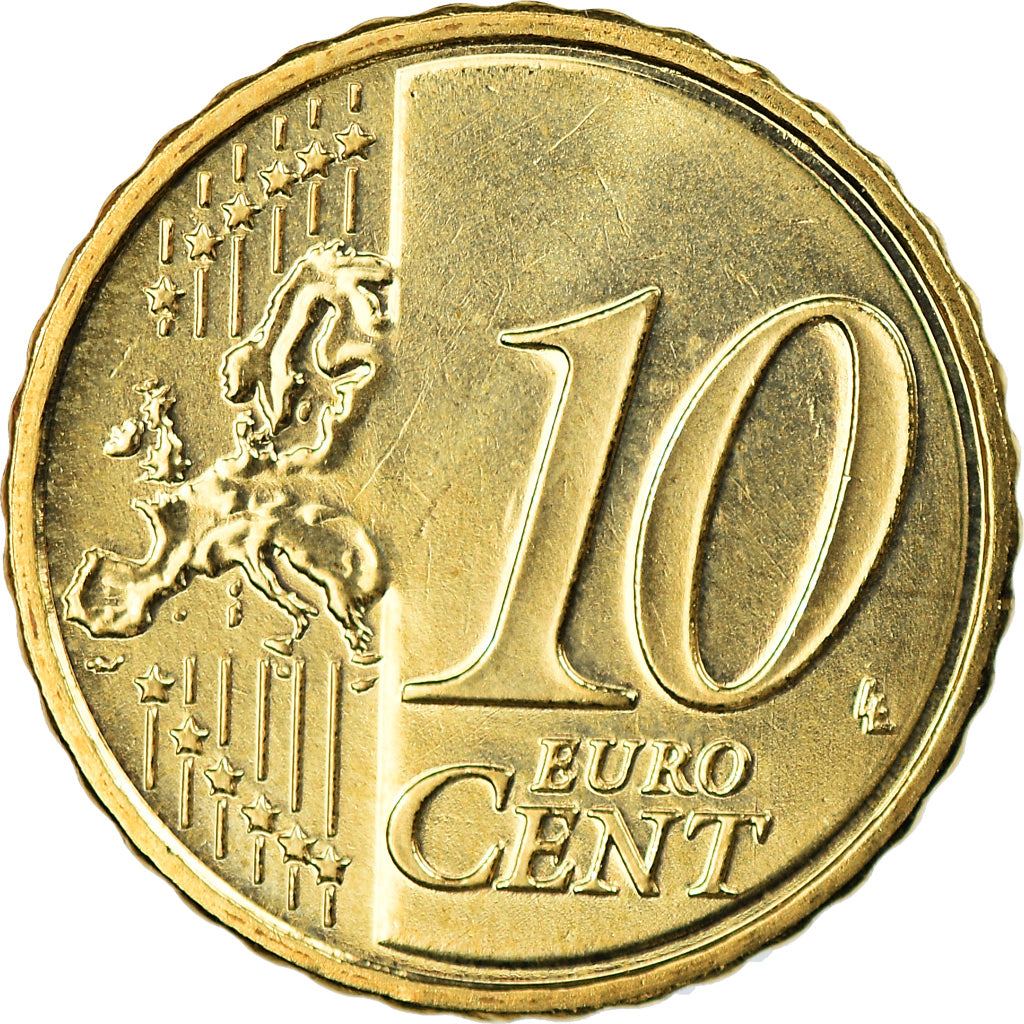 Finlandia, 10 Euro Cent, 2017, SC, Latón, KM:New