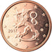 Finlandia, 5 Euro Cent, 2017, SC, Cobre chapado en acero, KM:New