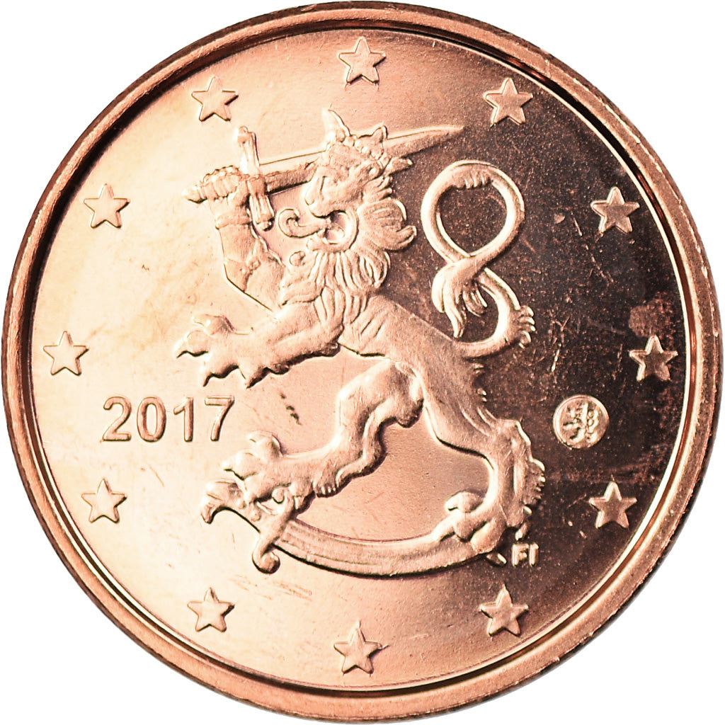 Finland, Euro Cent, 2017, AU(55-58), Copper Plated Steel, KM:New