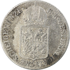 Coin, Austria, Franz Joseph I, 6 Kreuzer, 1849, VF(20-25), Silver, KM:2200