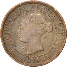 Kanada, Victoria, Cent, 1884, Royal Canadian Mint, Ottawa, S+, Bronze, KM:7