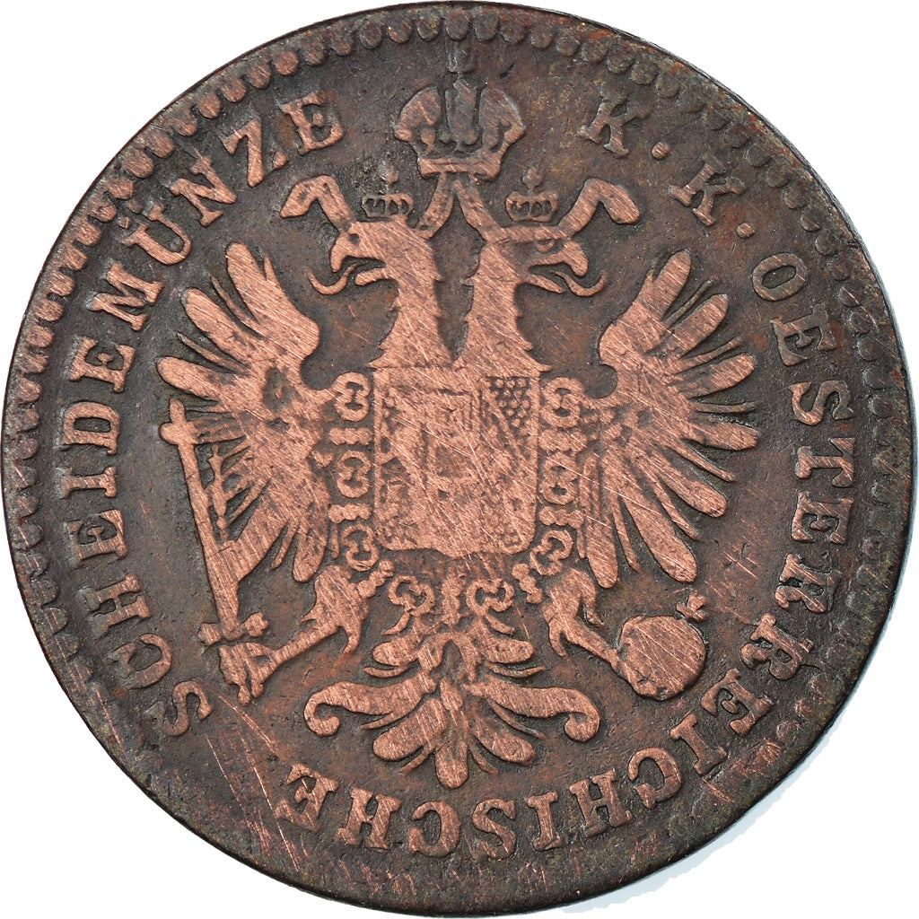 Coin, Austria, Franz Joseph I, Kreuzer, 1859, VF(30-35), Copper, KM:2186