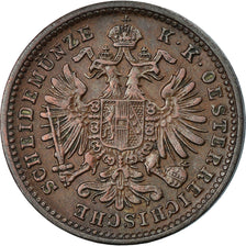 Coin, Austria, Franz Joseph I, Kreuzer, 1885, AU(50-53), Copper, KM:2187