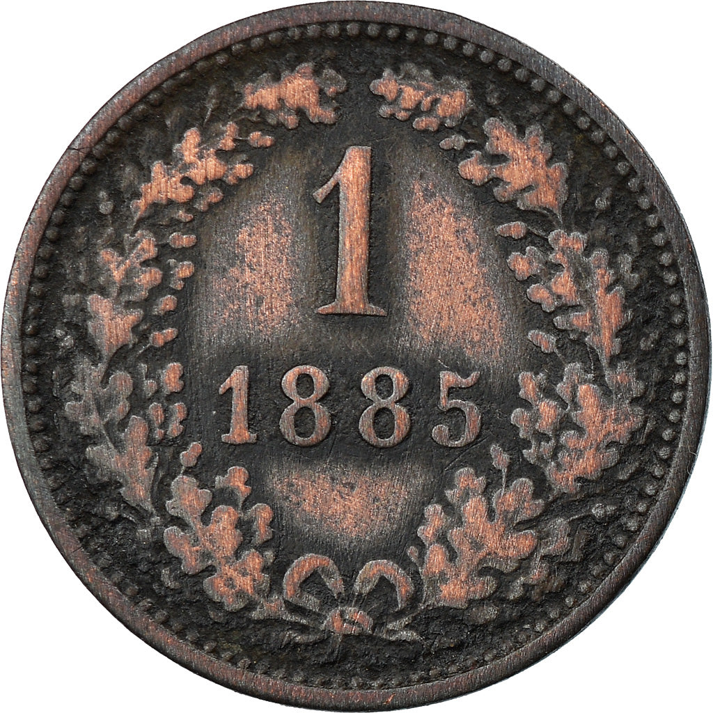 Münze, Österreich, Franz Joseph I, Kreuzer, 1885, SS, Kupfer, KM:2187