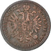 Coin, Austria, Franz Joseph I, Kreuzer, 1881, EF(40-45), Copper, KM:2186