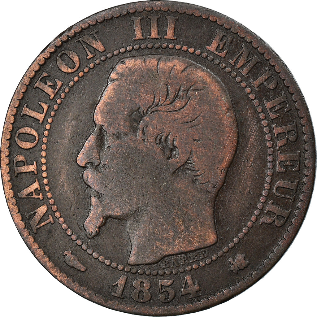 Munten, Frankrijk, Napoleon III, Napoléon III, 5 Centimes, 1854, Bordeaux, FR