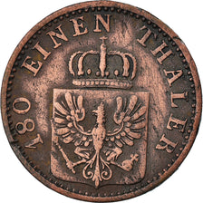 Münze, Deutsch Staaten, PRUSSIA, Wilhelm I, 2 Pfennig, 1867, Berlin, SS