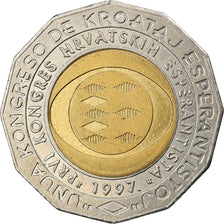 Coin, Croatia, 25 Kuna, 1997, EF(40-45), Bi-Metallic, KM:49