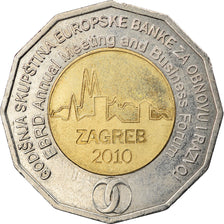 Coin, Croatia, 25 Kuna, 2010, EF(40-45), Bi-Metallic, KM:93