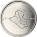 Coin, Iraq, 100 Dinars, 2004/AH1425, MS(63), Stainless Steel, KM:177